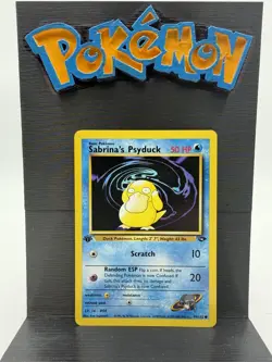 Pokemon Card - Sabrina's Psyduck Gym Challenge 99/132 Common 1st Edition - Image 1