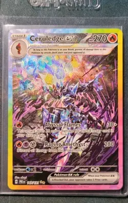 Pokemon TCG Ceruledge EX Prismatic Evolutions Card 147/131 - Image 3