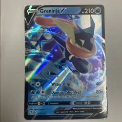 Pokemon TCG Greninja v Fusion Strike Holo Ultra Rare Card 073/264 - Image 1