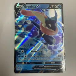 Pokemon TCG Greninja v Fusion Strike Holo Ultra Rare Card 073/264 - Image 2