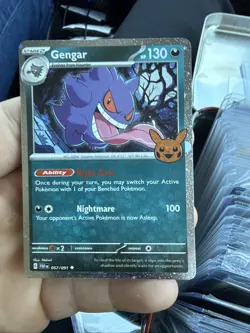 Pokemon Gengar TCG Holo Card 057/091 Trick or Trade Cosmos Near Mint - Image 1