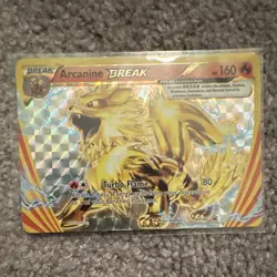 Pokemon Arcanine Holo XY180 Break Card Black Star Promo, Light Play - Image 1