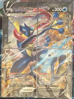 Greninja V-Union SWSH155 Sword & Shield Promo Cards Set of 4, Great Condition - Image 1