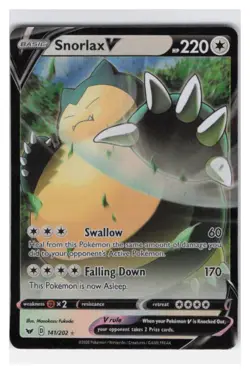 Snorlax V Promo Jumbo Cards 141/202 NM - Image 1