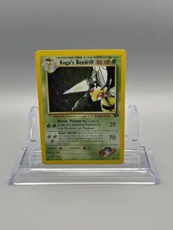 Koga’s Beedrill 9/132 Gym Challenge Holo Rare Pokemon Card WOTC LP - Image 1