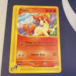 Pokemon TCG Ponyta Expedition Base Set 126/165, Regular Common Card - Image 1