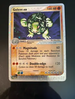 Pokemon TCG EX Dragon Golem EX 91/97 Ultra Rare Holo Card - Image 1
