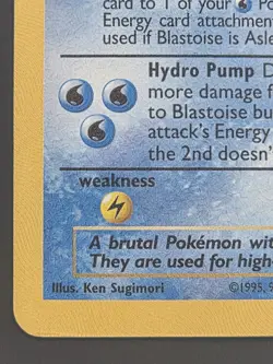 Pokemon TCG Blastoise Celebrations Card 2/102 25th Anniversary Edition Nm - Image 5
