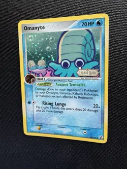 Omanyte 60/92 Reverse Holo EX Legend Maker STAMPED Pokemon Card 2006 NM - Image 3