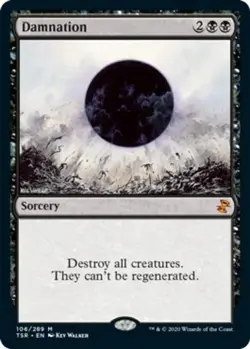 [1x] Damnation - Foil Near Mint, English Time Spiral Remastered MTG Magic - Image 1