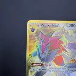 Pokemon TCG Journey Together N's Zoroark EX Holo Ultra Rare Card 189/159 - Image 2