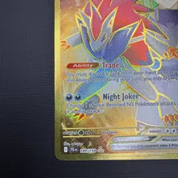 Pokemon TCG Journey Together N's Zoroark EX Holo Ultra Rare Card 189/159 - Image 4