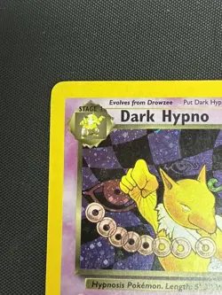Pokemon Dark Hypno TCG Holo Rare Card 9/82 - Image 2
