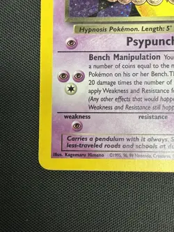 Pokemon Dark Hypno TCG Holo Rare Card 9/82 - Image 5