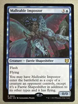 MTG / Malleable Impostor / WOC / #10 / Regular / Rare / NM - Image 1