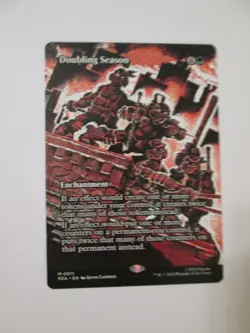 Doubling Season 0011 PZA Regular Teenage Mutant Ninja Turtles MTG NM - Image 1