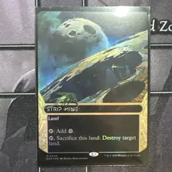 Strip Mine -#40 Foil (Borderless) Edge of Eternities: Stellar Sights - Mtg - Image 1