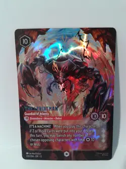 Disney Lorcana Wilds Unknown enchanted The Leviathan 233/204 LP (READ DESC) - Image 1