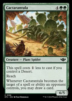 Cactarantula - Foil Light Play, English Magic the Gathering MTG Outlaws of Thund - Image 1