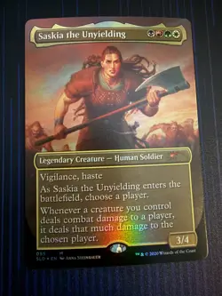MTG Magic Saskia the Unyielding Secret Lair Drop Foil Mythic NM - Image 1