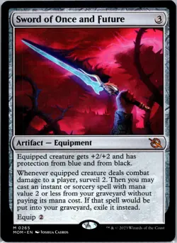 Sword of Once and Future 265 Mythic March of the Machine Magic: The Gathering LP - Image 1
