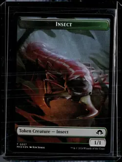 Eldrazi Spawn 2 / Insect 27 - Token - Foil - MH3 - MTG Magic The Gathering - Image 2
