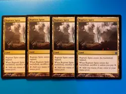 MTG 4x Rupture Spire # 285 Commander 2011 Pauper Magic the Gathering x4 NM - Image 1