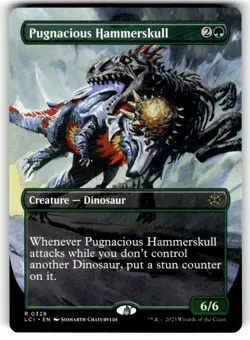 Pugnacious Hammerskull (Borderless) The Lost Caverns of Ixalan Regular MTG - Image 1