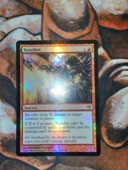 FOIL Banefire Conflux CON MTG Magic the Gathering 1st Edition - Image 1
