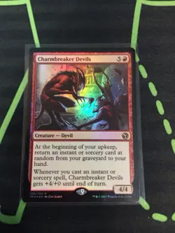 MTG Magic The Gathering Charmbreaker Devils Foil IMA Red Devil Commander - Image 1