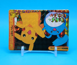 Pokemon Card Japanese - Pikachu & Marill #54 - Bandai - Anime Collection - Holo - Image 2