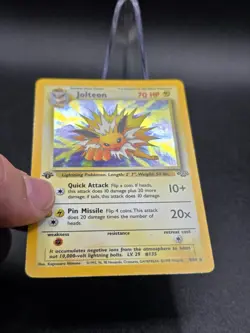 Pokemon Jolteon 4/64 1st Edition Jungle Holo Rare WOTC NM - Image 2