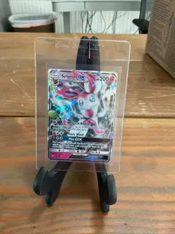 Pokemon TCG Sylveon GX 92/145 Sm-Guardians Rising Holo 2017 NM - Image 1