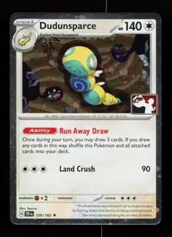 Dudunsparce 129/162 Promo Cosmos Holo Prize Pack Series Cards Pokemon Card - Image 1
