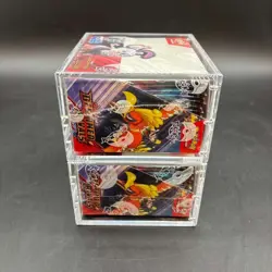 Lot (2) Pokemon SV10 Destined Rivals English Booster Boxes Sealed w/Acrylic Case - Image 4