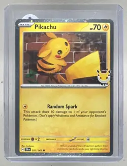 Pikachu 2026 Pokemon Day Promo Temporal Forces #051 A2 - Image 1