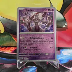 Mewtwo 150/165 Reverse Holo: Scarlet & Violet 151 Pokemon TCG Near Mint - Image 1