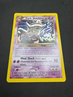 GRADEABLE! Pokemon TCG Neo Destiny Dark Slowking 20/105 Unlimited 2000 NM++ - Image 3