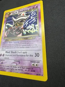 GRADEABLE! Pokemon TCG Neo Destiny Dark Slowking 20/105 Unlimited 2000 NM++ - Image 4