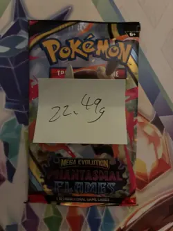 Very Heavy! 22.49g Pokemon TCG ME Phantasmal Flames Pack Sealed! - Image 2