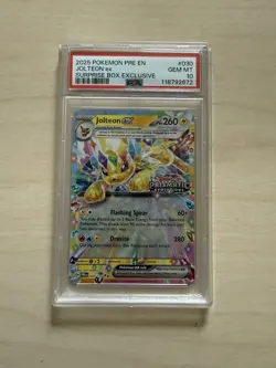 Pokemon TCG Jolteon EX 030/131 Prismatic Evolutions Stamp Promo PSA 10 - Image 1