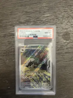 Pokemon - Lairon - Twilight Masquerade-184/167-Illustration Rare-PSA 10 Gem Mint - Image 1