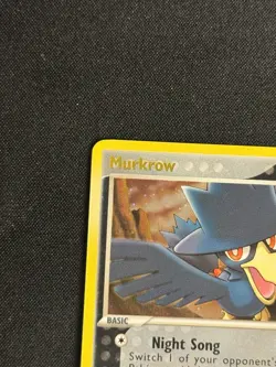 Murkrow #30/115 EX Unseen Forces Stamped Reverse Holo Pokemon - 2005 LP+/NM- - Image 2