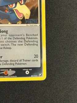 Murkrow #30/115 EX Unseen Forces Stamped Reverse Holo Pokemon - 2005 LP+/NM- - Image 4