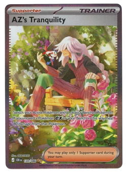 POKEMON AZ's TRANQUILITY 120/086 SPECIAL ILLUSTRATION RARE CHAOS RISING - Image 1