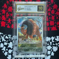 Pokemon TCG S-Japanese M4 Ninja Spinner Tauros M4 094/083 AR Grade 10 - Image 1
