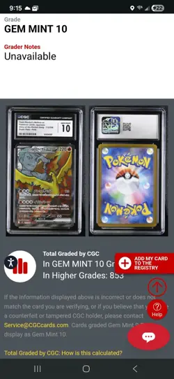 Team Rocket’s Moltres EX CGC GEM MINT 10 112/098 JP Pokemon - Image 3