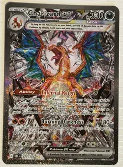 Pokemon Charizard ex Obsidian Flames Holo Rare 223/197 PSA 10 Contender - Image 1