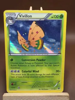 HP Pokemon Vivillon (High Plains [Orange]) 17/146 XY Holo - Image 1