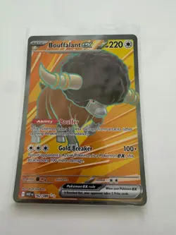 Bouffalant ex 162/086 Holo Ultra Rare White Flare Pokemon Near Mint - Image 1